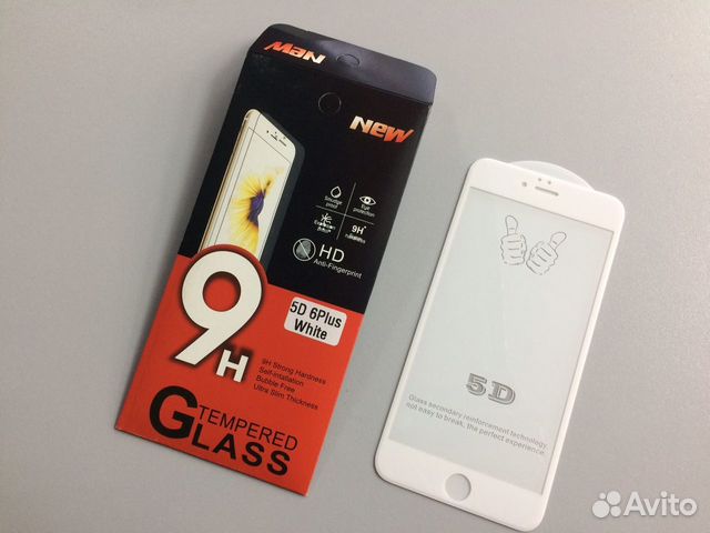 Защитное стекло (5 D) iPhone 6plus