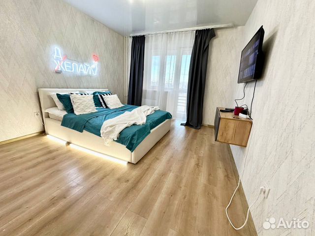 

1-к. квартира, 44,4 м², 2 кровати