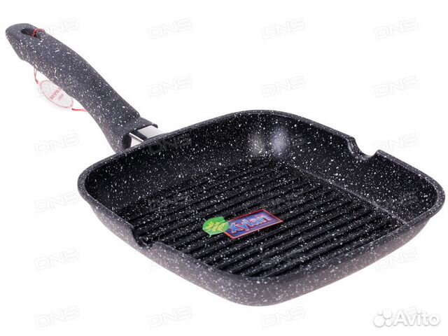 Сковорода-гриль Supra + пресс для гриля чугунный