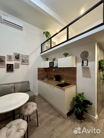 

Квартира-студия, 17 м², 2 кровати