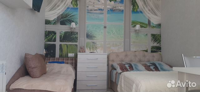 

Квартира-студия, 23 м², 2 кровати