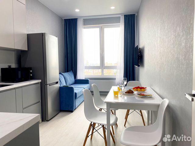 

1-к. квартира, 45 м², 2 кровати