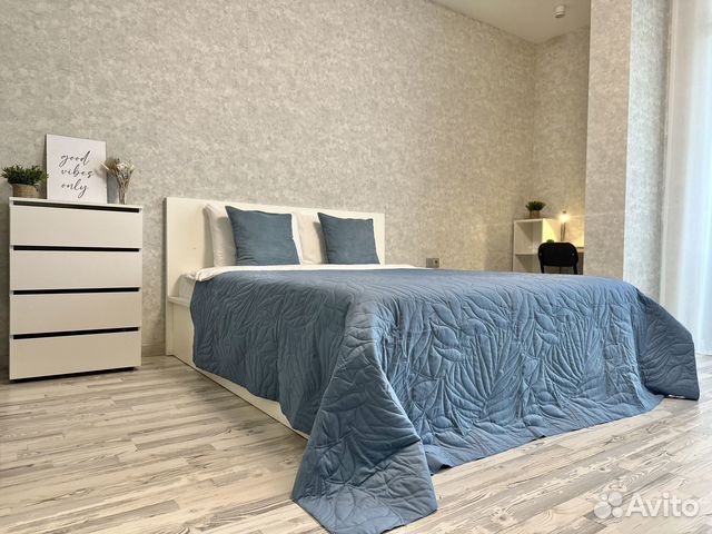 

Квартира-студия, 44 м², 2 кровати