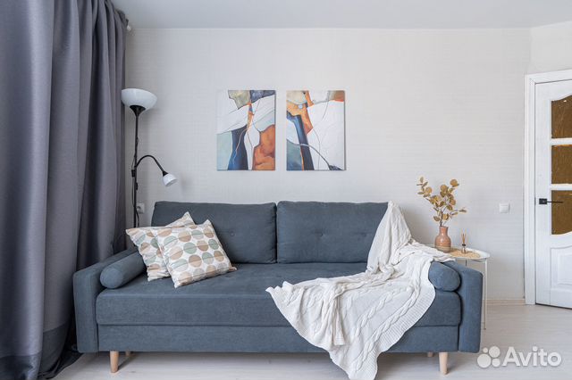 

1-к. квартира, 34,1 м², 2 кровати