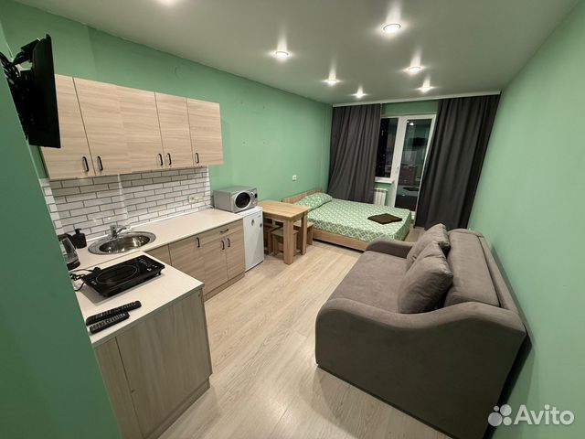 

Квартира-студия, 30 м², 2 кровати