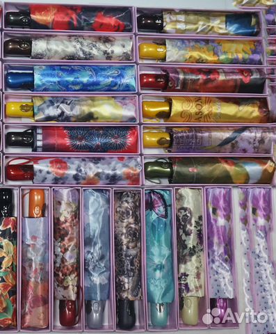 Женский зонт полный автомат 30 расцветок на выбор