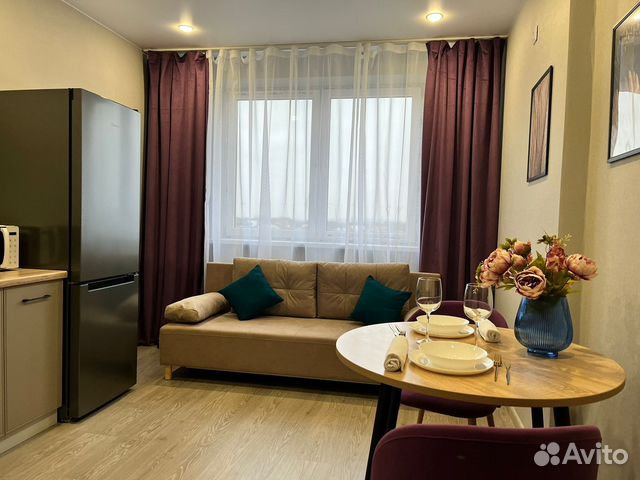 

1-к. квартира, 40 м², 2 кровати