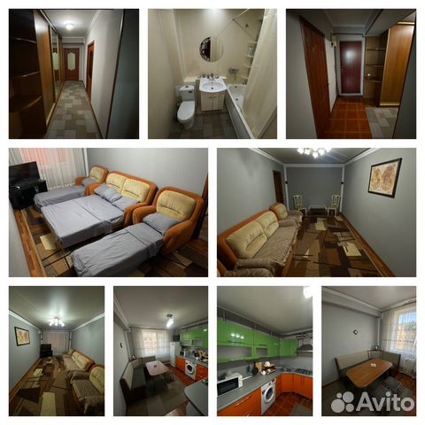 

1-к. квартира, 53 м², 3 кровати