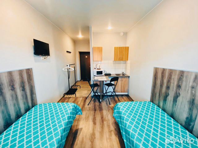 

Квартира-студия, 17 м², 2 кровати
