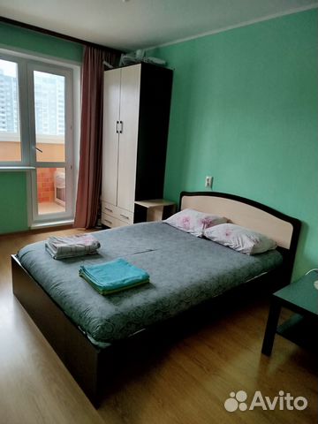 

1-к. квартира, 34 м², 2 кровати