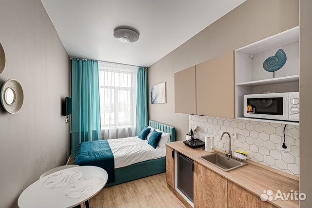 

Квартира-студия в апарт-отеле, 21 м², 1 кровать