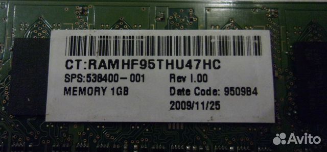 SAMSUNG 1GB SO-dimm 800 MHz DDR2 M470T2864EH3-CF7