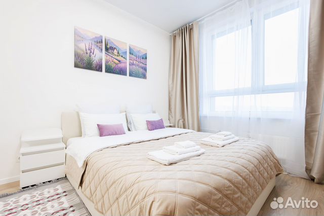 

1-к. квартира, 35 м², 2 кровати
