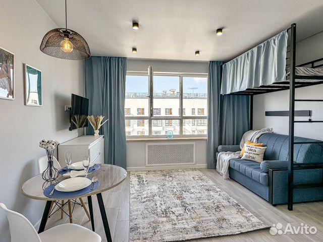 

Квартира-студия, 25 м², 2 кровати