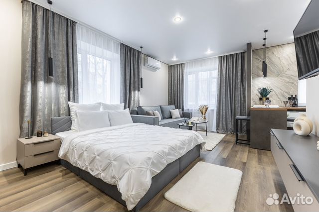 

Квартира-студия, 34 м², 2 кровати