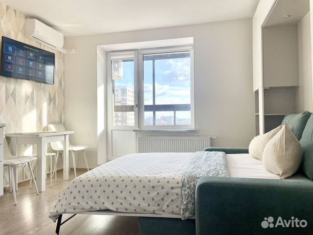 

Квартира-студия, 29 м², 1 кровать