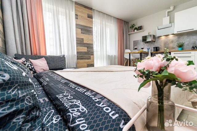 

Квартира-студия, 32 м², 2 кровати