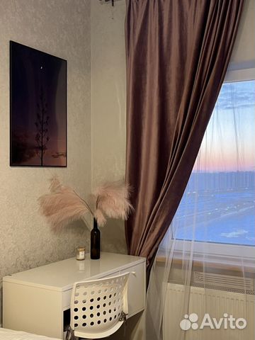 

1-к. квартира, 37 м², 2 кровати