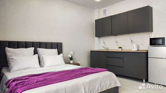 

Квартира-студия, 30 м², 2 кровати