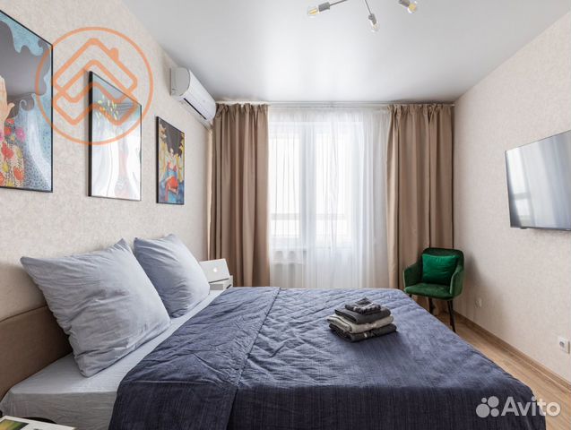 

1-к. квартира, 38 м², 1 кровать