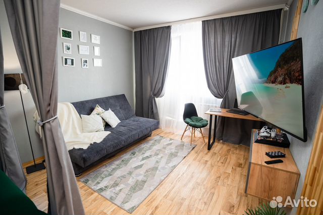 

1-к. квартира, 40 м², 2 кровати