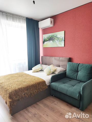 

Квартира-студия, 24 м², 2 кровати