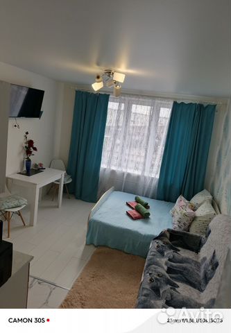 

Квартира-студия, 23 м², 2 кровати