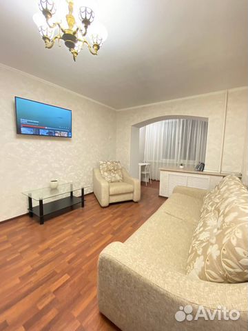 

1-к. квартира, 44 м², 2 кровати