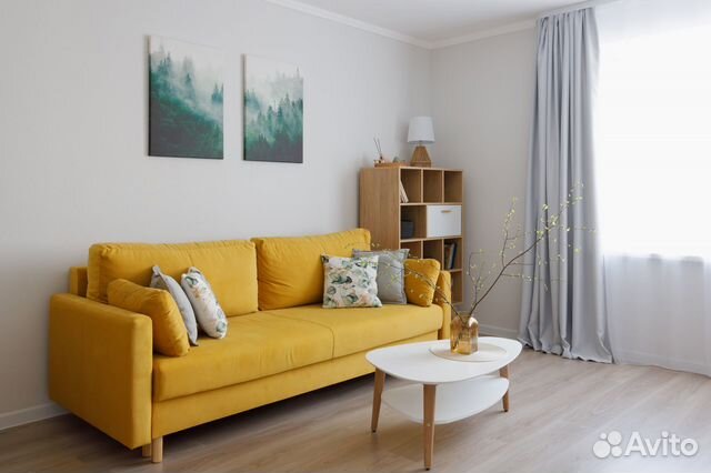 

1-к. квартира, 42 м², 2 кровати