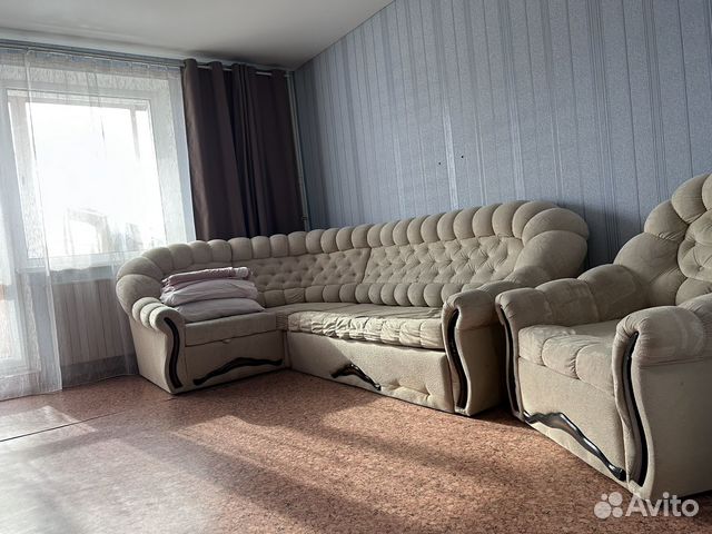 

1-к. квартира, 40 м², 2 кровати