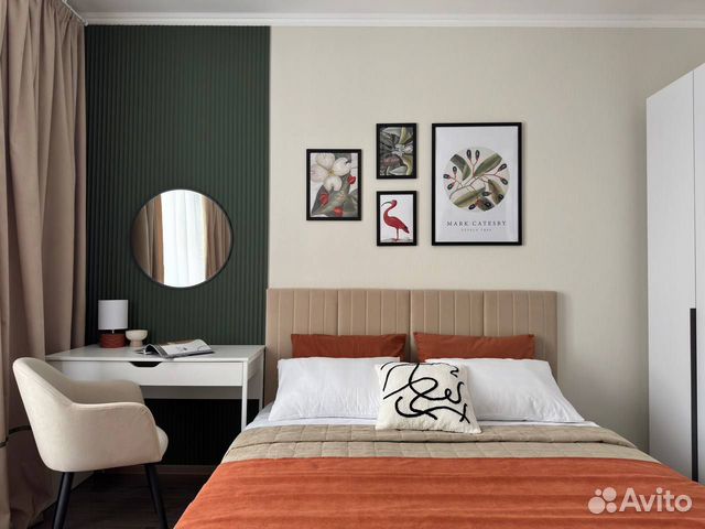 

1-к. квартира, 43 м², 2 кровати