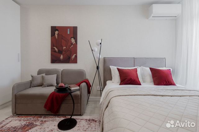 

Квартира-студия в апарт-отеле, 21,8 м², 2 кровати