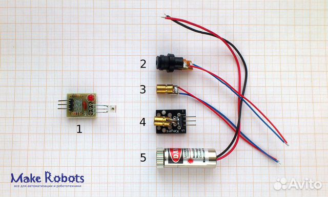 Лазер и приемник для Arduino Лазер и приемник для Arduino