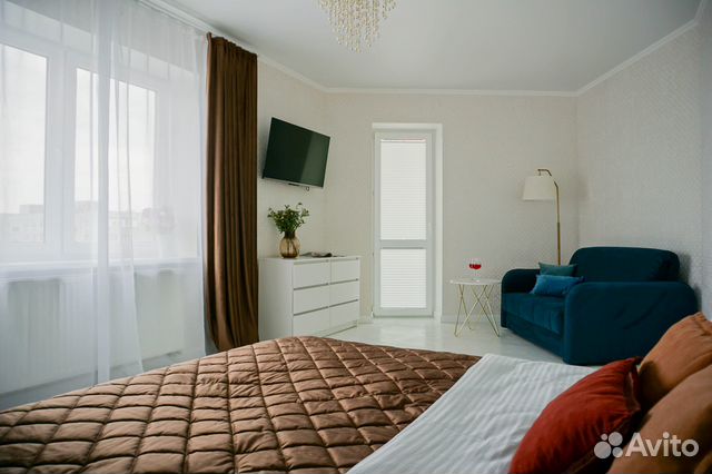 

1-к. квартира, 42 м², 2 кровати