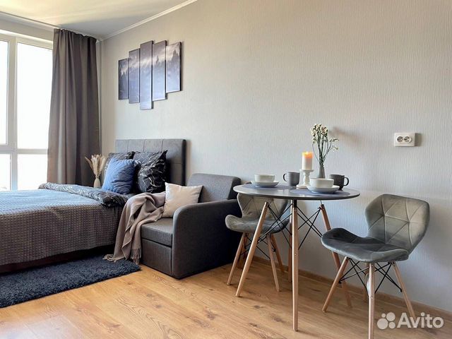 

Квартира-студия, 25 м², 3 кровати
