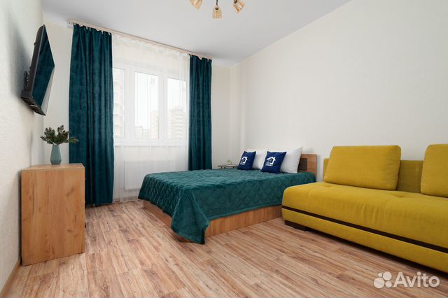 

1-к. квартира, 40 м², 2 кровати