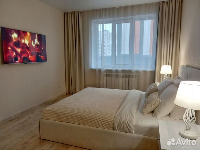 

1-к. квартира, 42 м², 2 кровати
