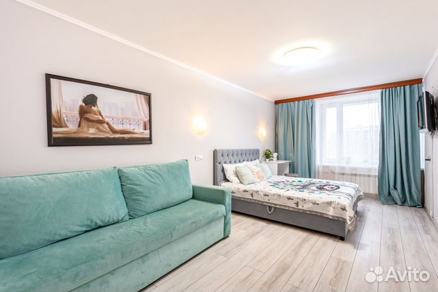 

1-к. квартира, 40 м², 2 кровати