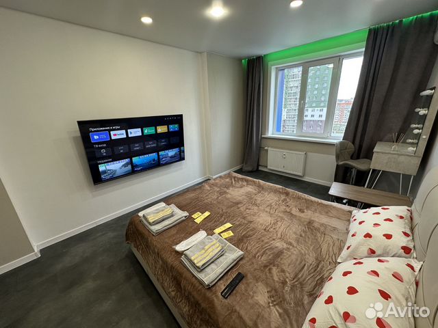 

1-к. квартира, 43 м², 2 кровати