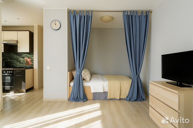 

Квартира-студия, 40 м², 2 кровати