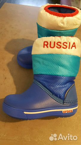 Дутики Crocs Crocband Limited Edition Russia Дутики Crocs Crocband Limited Edition Russia