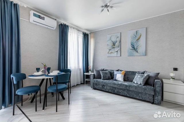 

Квартира-студия, 38 м², 2 кровати