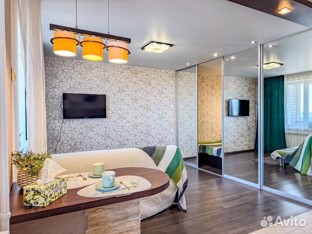 

Квартира-студия, 36 м², 2 кровати
