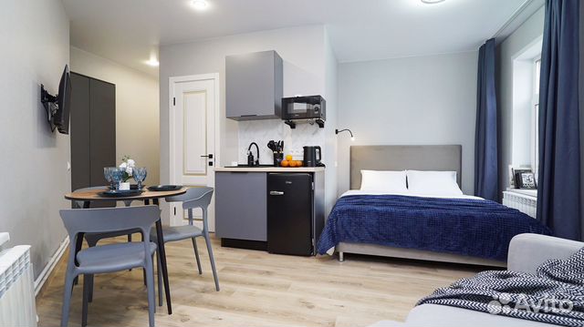 

Квартира-студия, 21,7 м², 2 кровати