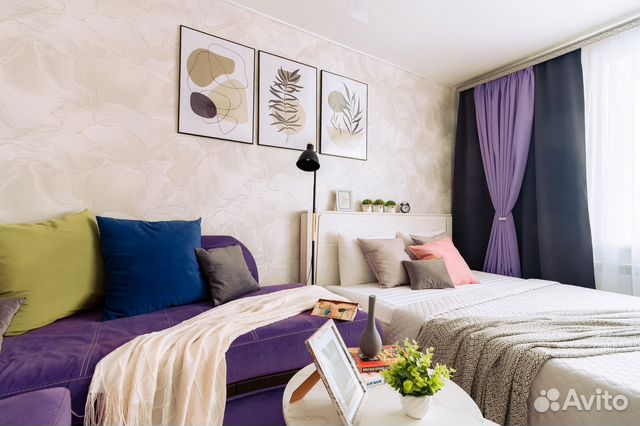 

1-к. квартира, 47 м², 2 кровати