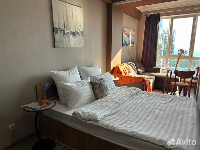 

Квартира-студия, 28 м², 2 кровати