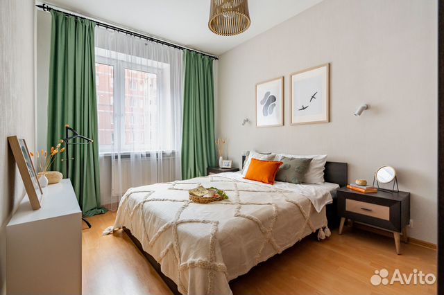 

2-к. квартира, 60 м², 2 кровати