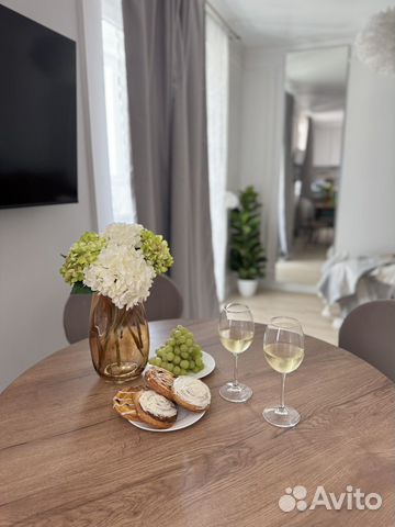 

1-к. квартира, 54 м², 2 кровати