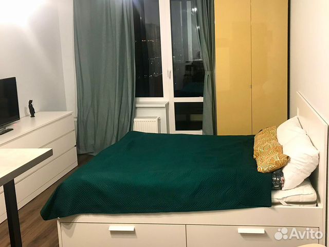 

Квартира-студия, 30 м², 1 кровать