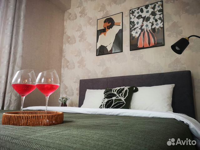 

1-к. квартира, 42 м², 2 кровати